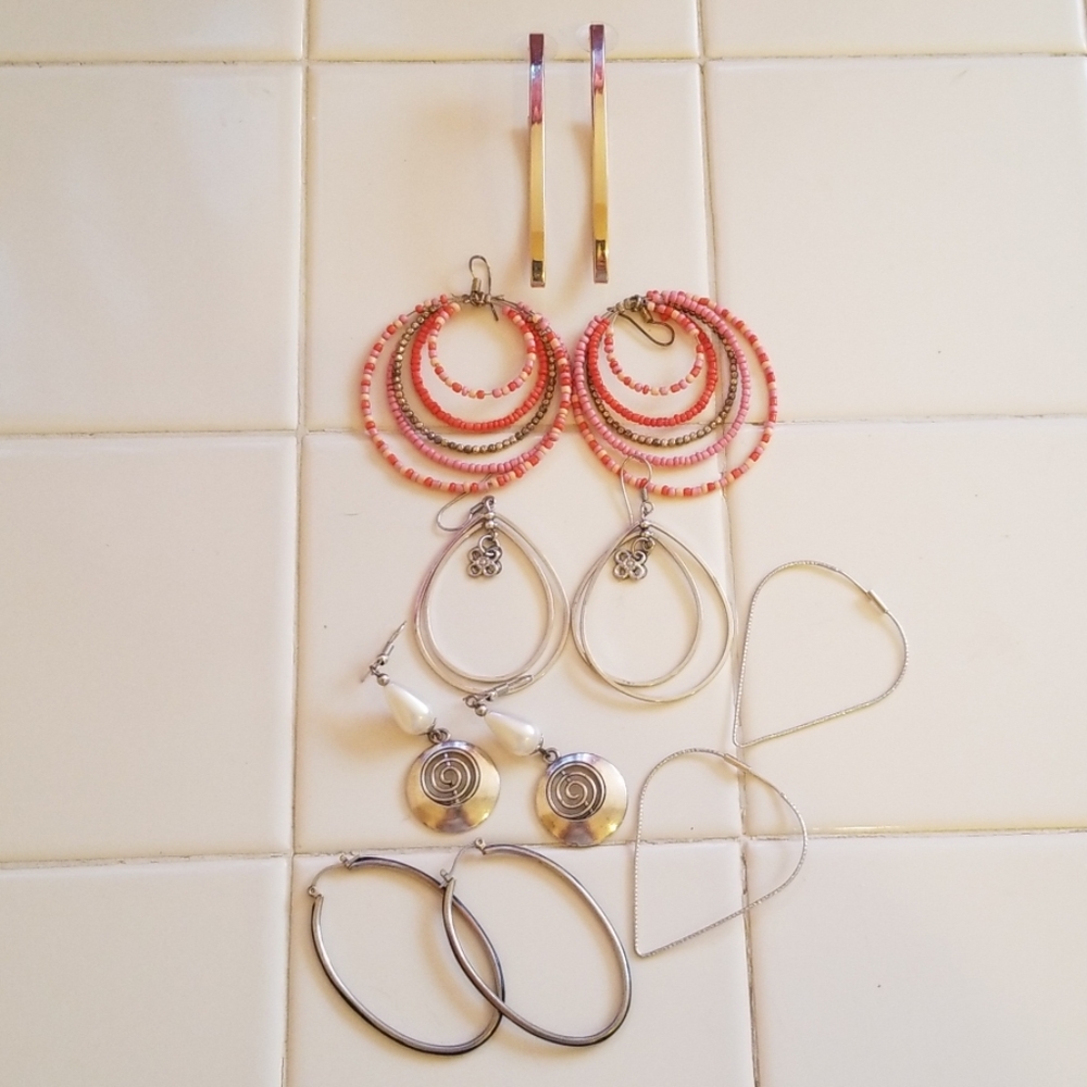 6 Pairs of Earrings Bundle